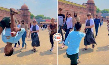 Viral Video: Indian Boy ने विदेशी लड़की को प्रपोज करने किया ऐसा स्टंट, आखिर में जो हुआ कुछ ऐसा- देखे वीडियो....