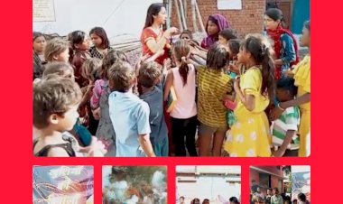 CG:बेमेतरा वत्सला संस्था टीम  ने स्लम बस्ती के बच्चों को बीच मनाई खुशीयों की दिवाली...बेमेतरा के सिंघोरी,मोहभट्टा, कोबिआ पहुंची टीम