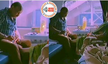 Husband Wife Video: ट्रेन में सफर के दौरान पत्नी के पैर में लगा रहा था नेल पॉलिश, वीडियो ने पब्लिक का दिल जीता... यूजर्स बोले प्यार हो तो ऐसा...