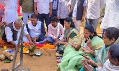 संसदीय सचिव रेखचंद जैन ने नगरीय निकाय क्षेत्र में 60 लाख से अधिक के कार्यों का भूमिपूजन किया