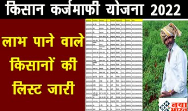 Kisan Karj Mafi Yojana: खुशखबरी ! किसान कर्ज माफी 2022 का लाभ पाने वाले किसानों की लिस्ट जारी, यहां देखें अपना नाम....