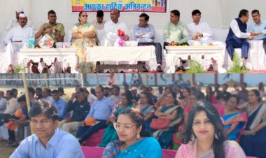 स्कूली राज्य स्तरीय वॉलीबॉल खेलकूद प्रतियोगिता का राजेन्द्र मार्ग स्कूल मे शुभारंभ