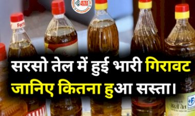Mustard Oil Price: खुशखबरी! सरसों तेल की कीमत में भारी गिरावट, 1 लीटर की खरीदारी पर बचाएं इतने रुपये....