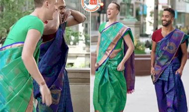 Viral Video: शादी में साड़ी पहनकर पहुंचे दूल्हे के दोस्त, खूबसूरती ऐसी कि दुल्हन भी लगी फीकी- देखें Video...