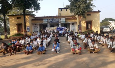 शा. उच्च. मा. विद्यालय के छात्र छात्राओं ने किया थाने का भ्रमण...कानूनी प्रकिया की मिली जानकारी..