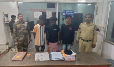 लुट के मामले में फरार दो आरोपियों को पकड़ने में बस्तर पुलिस को मिली पुनः सफलता..................... आरोपियों ने अपने अन्य साथियों के साथ मिलकर, किये थे लुटपाट.....................