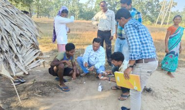 मलेरिया मुक्त सुकमा बनाने का अभियान पहुंचा सिलगेर.स्वाथ्य विभाग ने सिलगेर पहुंच लोगो की मलेरिया जांच की