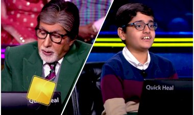 KBC 14 में आया 11 साल का 'ज्ञानी' कंटेस्टेंट VIDEO: बच्चे ने बिग बी के छुड़ाए छक्के, अमिताभ बच्चन ने छोड़ा स्टेज, बोले- 7 करोड़ देकर करो दफा, देखें वीडियो......