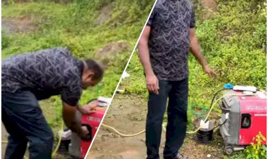 तगड़ा देसी जुगाड़ VIDEO: शख्स ने डीजल जेनरेटर से चार्ज कर दी इलेक्ट्रिक कार, फिर जो हुआ, देखें वीडियो.....