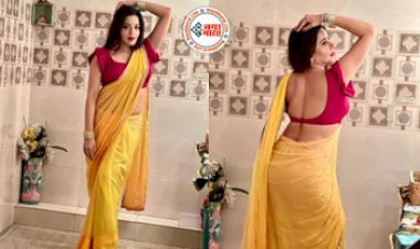 Monalisa PHOTOS: मोनालिसा ने साड़ी पहन देसी अवतार में शेयर की तस्वीरें, बोल्ड अदाओं से खींचा लोगों का ध्यान...