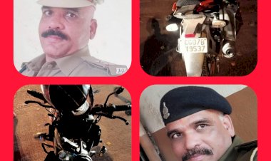 दुर्ग जिले से एक दुखद खबर:स्मृतिनगर चौकी प्रभारी युवराज देशमुख की हादसे में मौत: नेशनल हाइवे में खड़े ट्रक से टकराई पल्सर...अस्पताल में मौत