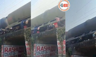 Viral Video: दिनदहाड़े जान की परवाह किये बिना चलती ट्रेन से चुराया तेल, वीडियो देख सन्न रह गए लोग...