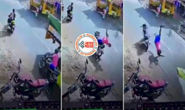 Viral Video: चलते ट्रक में लगी रस्सी का शिकार हुआ बाइकसवार, चालक के गले में जा फंसी रस्सी, फिर जो हुआ उसे देख रोंगटे खड़े हो जायेंगे...