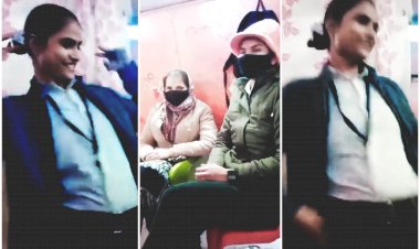 Patli Kamariya Mori VIDEO: 'पतली कमरिया मोरी' गाने पर महिला सिपाहियों ने लचकायी कमर, रील बनाना पड़ा भारी, चारों महिला कांस्टेबल लाइन हाजिर, देखें वीडियो.....