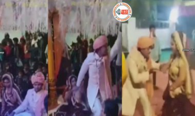 Bride Groom Video: मंडप में बैठा दूल्हा हुआ आउट ऑफ़ कंट्रोल, डीजे में गाना सुन खुद को नहीं पाया रोक, अपने साथ-साथ दुल्हन को भी भगा ले गाया मंडप से, फिर जो हुआ रिश्तेदार देखते ही रह गए- देखें वीडियो...