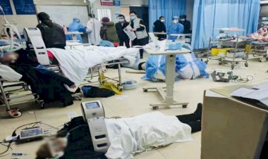 कोरोना की खतरनाक लहर VIDEO : तेजी से बढ़े नए मरीज,हो जाइये सावधान...यहां सामूहिक अंतिम संस्कार शुरू, अस्पताल में बेड-दवाएँ नहीं ,अस्पताल की भयावह हालत का वीडियो वायरल...