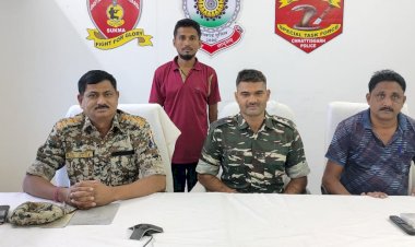 किस्टाराम थाना क्षेत्रांतर्गत में विगत 15 वर्षों से नक्सली संगठन में सक्रिय 1 नक्सली ने किया आत्मसंपर्ण...जनताना सरकार अंर्तगत पंच कमेटी के उपाध्यक्ष पद पर सक्रिय था आत्मसमर्पित नक्सली