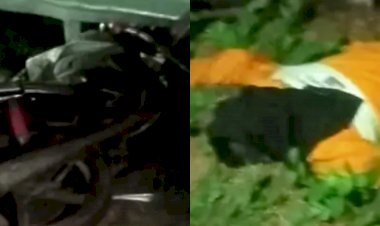 CG- 2 युवकों की दर्दनाक मौत: भीषण सड़क हादसा... टाटा मैजिक ने बाइक सवार को मारी जोरदार टक्कर... दोनों ने मौके पर तोड़ा दम.....