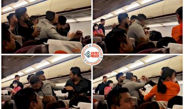 Flight Fight VIDEO: उड़ती फ्लाइट में यात्रियों के बीच बेदम मारपीट...जमकर चले लात-घूंसे…देखें फाइट का वीडियो....
