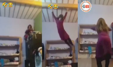 Ladki Ka Dance: भूतनी के मेकअप में लड़की ने डांस कर सबको चौकाया, देखते ही देखते छत पर लटक गई, फिर जो हुआ देख छुट जाएगी हंसी- देखें ,मजेदार वीडियो...