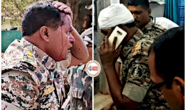 CG VIDEO: SP का फूटा सिर...दो पक्षों के बीच झड़प... जमकर पत्थरबाजी और लाठियां चली...रोकने आए एसपी के सिर पर भी पत्थर लगा...सर पर गंभीर चोट... देखे वीडियो......