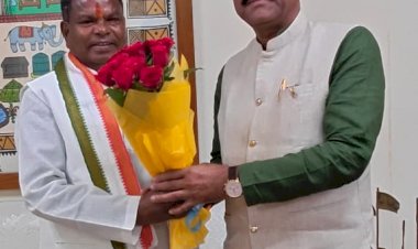 प्रभारी मंत्री को संसदीय सचिव ने दी जन्म दिन की शुभकामना