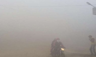 घने कोहरे का घेरा बढ़ा,बरतें सावधानी नहीं तो खत्म हो सकती है जिंदगानी.