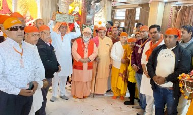 मां इच्छापूर्णि दुर्गा माता मंदिर से निकली कलश यात्रा