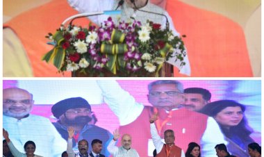 अमित शाह ने फूंका छत्तीसगढ़ में चुनावी बिगुल