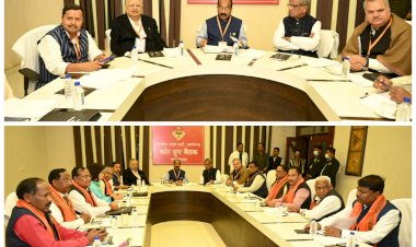 भाजपा कोर कमेटी की बैठक में चुनावी रणनीति तैयार