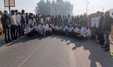 युवा दिवस के उपलक्ष में भाजयुमो ने कराया मैराथन ..सैकड़ों युवा हुए शामिल