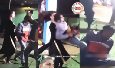 Ladki Ka Video: डांस करते शख्स को पकड़कर लड़की ने कर दी ऐसी हरकत, देखने वालो की अटक गई सांसे- देखें वीडियो...