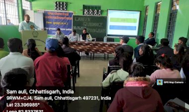 पंडित रविशंकर त्रिपाठी  शासकीय महाविद्यालय में कैरियर गाइड लाइन कार्यक्रम का हुआ आयोजन...