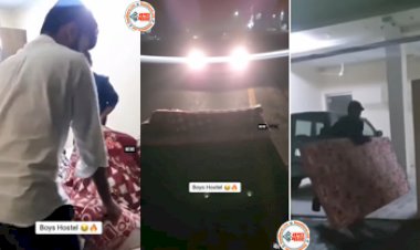 Funny Video: दोस्तों ने मस्ती-मजाक में घोड़े बेचकर सो रहे लड़के के साथ कर दी ऐसी मस्ती कि नींद खुलते ही बेचारे की हालत हुई ख़राब- देखें वीडियो....