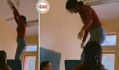 Gimmick Girl Viral News : क्लास में पढ़ने की जगह कुछ और ही करने लगी नौटंकीबाज़, किया ऐसा कारनामा जिसे देख बैकबेंचर भी कांप उठे- देखें मजेदार वीडियो...