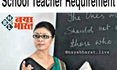 CG- शिक्षक भर्ती: स्वामी आत्मानंद स्कूलों में वैकेंसी... इस दिन होगा इंटरव्यू....