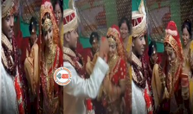 Bride's Dance : दुल्हे के सामने लोगो के कहने पर डांस कर रही थी दुल्हन, तभी दुल्हे ने किया कुछ ऐसा....जिसे देख चौंक गये लोग- देखें वीडियो...