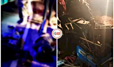 CG- 4 लोगों की दर्दनाक मौत: तीन अलग-अलग भीषण हादसे... तेज रफ्तार ट्रैक्टर अनियंत्रित होकर पलटी... वहीं स्कूटी सवार को पिकअप ने मारी टक्कर... पूर्व उपसरपंच समेत चार की गई जान... 2 बच्चों की हालत गंभीर....