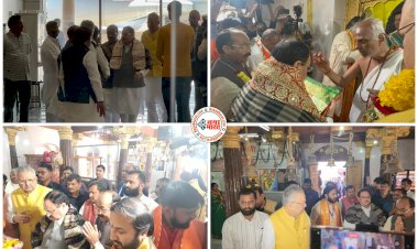 CG VIDEO: बस्तर पहुंचे भाजपा राष्ट्रीय अध्यक्ष जेपी नड्डा, विमानतल पर सादगीपूर्ण अगवानी, मां दंतेश्वरी मंदिर में की पूजा-अर्चना, देखें वीडियो.....