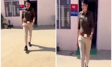 Reel Video: हम तेरे हो गए… गाने पर महिला पुलिसकर्मी को वर्दी पहनकर रील बनाना पड़ा भारी... VIDEO वायरल होने के बाद कार्रवाई... देखें वीडियो.....