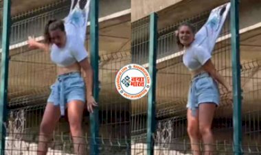 Girl Caught In The Fun: मस्ती के चक्कर में लड़की ने फ्लाईओवर से नीचे छलांग लगा दी फिर जो हुआ उसे देख सभी की धड़कने हुई तेज - देखिए वीडियो....