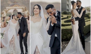 Hardik-Natasha Wedding Photos: स्टार क्रिकेटर हार्दिक पंड्या ने रचाई दूसरी शादी, शादी में दुल्हन संग हार्दिक ने किया खूब डांस, वाइफ पर सरेआम लुटाया प्यार और देखते रह गए मेहमान, देखें वेडिंग फोटोज.....