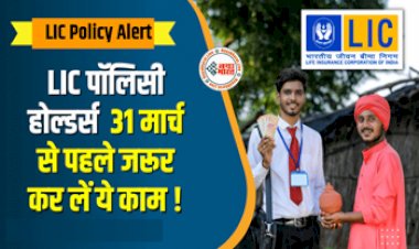 LIC Pan Link Alert: LIC पॉलिसी होल्डर्स 31 मार्च से पहले जरूर कर लें ये काम ! नहीं तो पड़ जाएंगे मुश्किल में ....