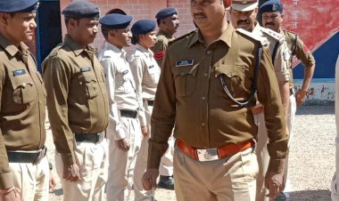 बेमेतरा ASP पंकज पटेल ने किये थाना साजा का वार्षिक निरीक्षण…इस दौरान टीआई विवेक पाटले रहे उपस्थित