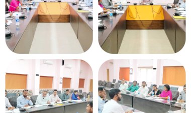 CG:जिला पंचायत बेमेतरा में सम्पन्न हुई जल संरक्षण एवं जल संवर्धन की बैठक..जल संरक्षण, संवर्धन एवं प्रबंधन के कार्य को प्राथमिकता से करने के दिए निर्देश...बेमेतरा SDM व.प्रभारी CEO जिला पंचायत बेमेतरा सुरूचि सिंह (IAS) ने लिए बैठक