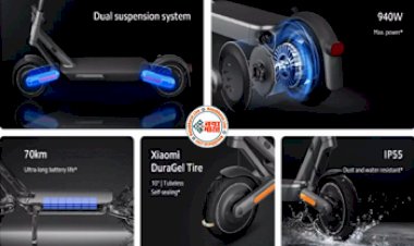 Xiaomi Electric Scooter 4 Ultra specifications and price :  Xiaomi ने भारत में लॉन्च किया अपना शानदार फीचरवाला Electric Scooter! यहाँ देखें पूरी स्पेसिफिकेशंस और कीमत...