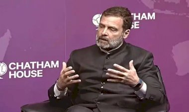 BJP पर हमला करते हुए बोले राहुल गांधी लंदन में कहा- BJP की विचारधारा के केंद्र में 'कायरता', RSS को बताया 'फासीवादी' संगठन.