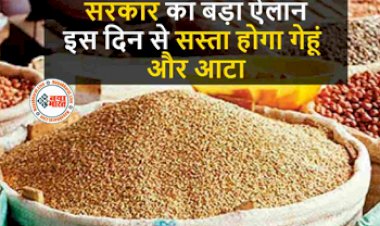 Wheat Price Cut : आम आदमी के लिए खुशखबरी! इस दिन से सस्ता होगा गेहूं एवं आटा, सरकार ने किया ये बड़ा ऐलान...