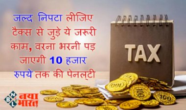 Income Tax Department: जल्द निपटा लीजिए टैक्स से जुड़े ये जरूरी काम, वरना भरनी पड़ जाएगी 10 हजार रुपये तक की पेनल्टी, यहाँ चेक करें अपना नाम....