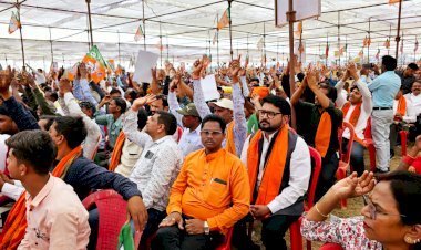 विधानसभा घेराव में शामिल हुये बस्तर के हजारों भाजपा कार्यकर्ता